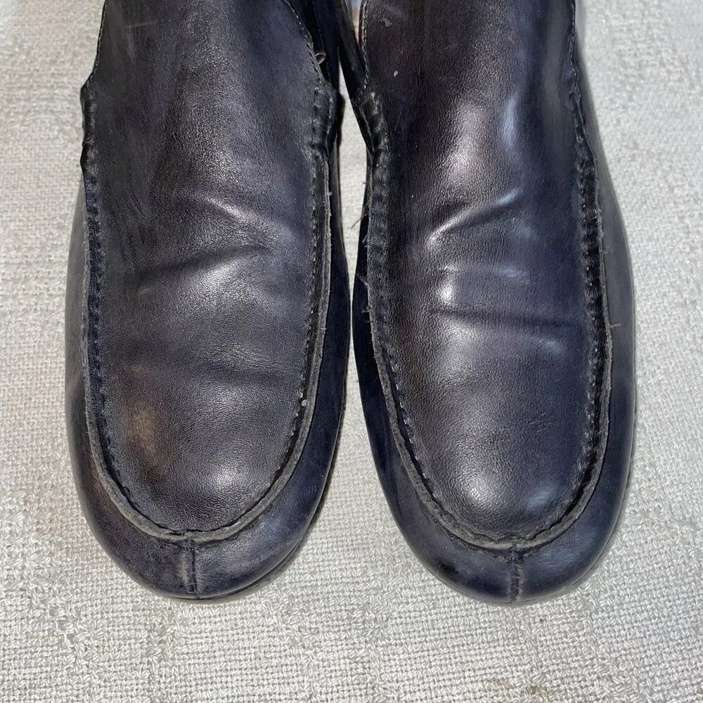 Bed-Stu Men’s Casual Loafers Size 11 M Black Leather Going Out Party Comfort